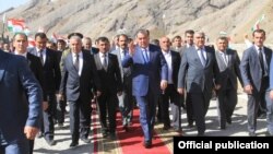 Tajik President Emomali Rahmon has no oil riches, but he's no pauper either.