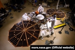 Космический аппарат NASA InSight. Архивное фото
