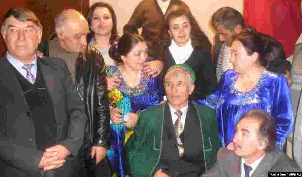 Последняя совместная фотография Ш. Бунёда с бадахшанскими литераторами - Last Navruz of Shirin Bunyod 