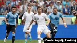 Уругвай мен Франция арасындағы ойын. 6 шілде 2018 жыл. 