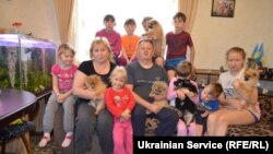 Родина Родікових у 2016 році після переїзду на Київщину
