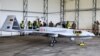 O dronă de luptă Bayraktar TB2, donată Ucrainei de Lituania. Baza aeriană Siauliai, 6 iulie 2022