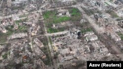 Разрушенный Мариуполь, апрель 2022