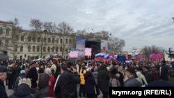 Праздничный митинг и концерт, приуроченный ко Дню народной воли в Севастополе, 23 февраля 2017 года