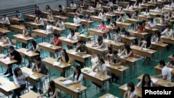 Armenia - Armenian graduates at a unified exam