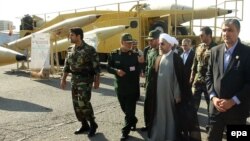 Президент Ирана Хассан Роухани на выставке иранских ракет – Тегеран, 24 августа 2014 года