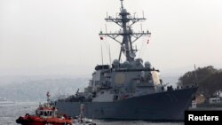 Так выглядае ракетны эсьмінец ЗША USS Ross