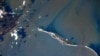 Krım körpüsünün kosmosdan görüntüsü