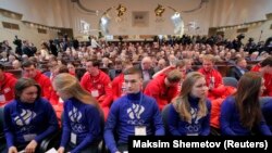 Російські спортсмени на засіданні Олімпійського комітету, Москва, 12 грудня 2017 року