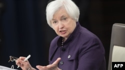 Fosta șefă a Rezervei Federale, Janet Yellen este candiata președintelui ales american la funcția de ministru al Finanțelor (foto arhivă, 2016). 