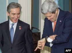 Iurie Leancă şi John Kerry la Washington