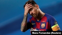 Lionel Messi Barselona klubunun hücumçusu 