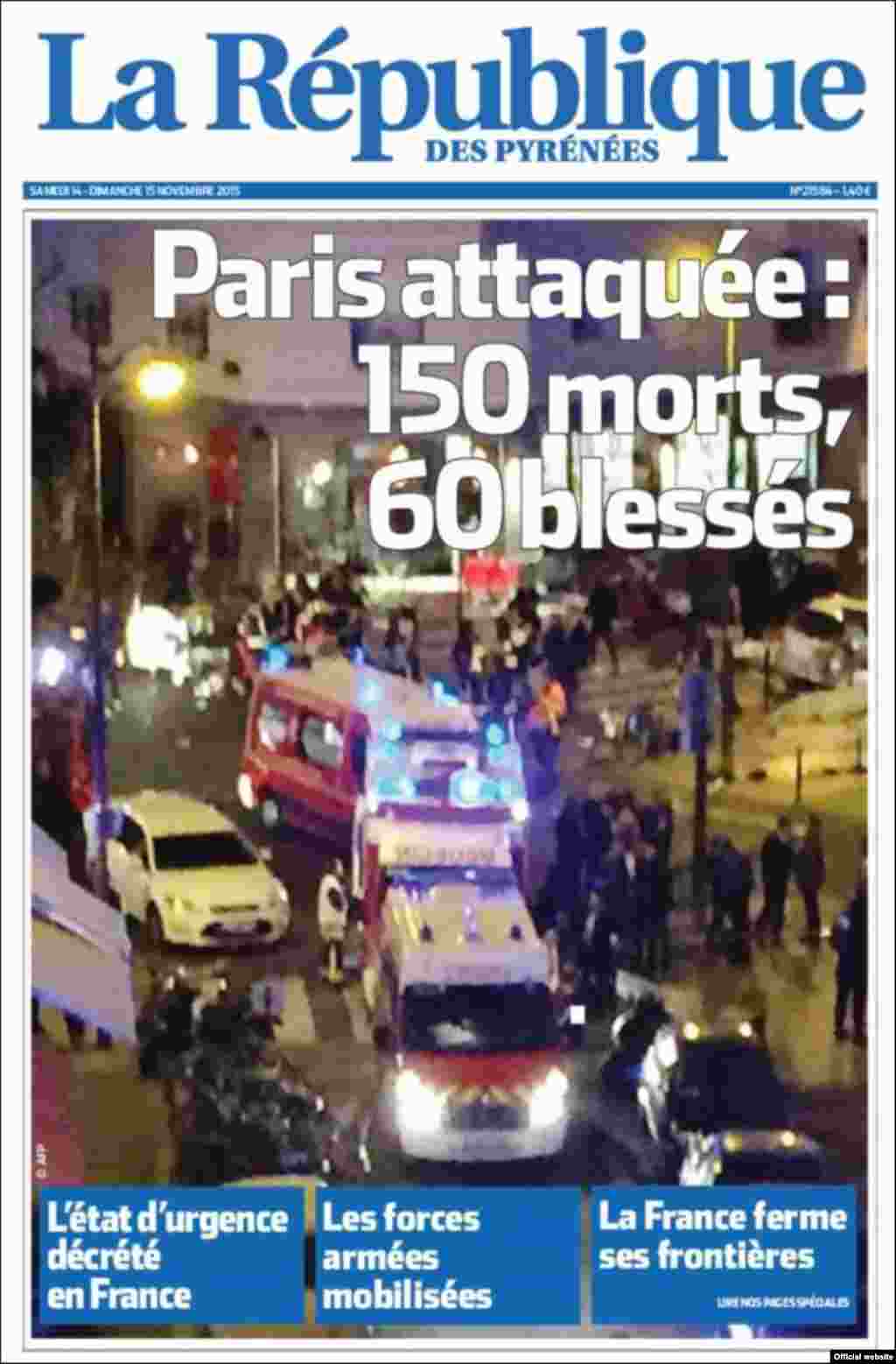 حمله به پاریس؛صدو پنجاه کشته