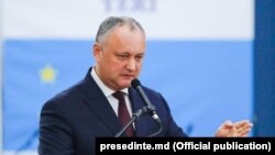 Preşedintele R. Moldova Igor Dodon