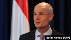 Dutch Foreign Minister Stef Blok spearheaded an EU move in late 2018, early 2019 to impose sanctions on Iran for sponsoring killing plots in Europe. FILE PHOTO