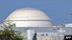 Iran -- A general view shows the reactor building at the Bushehr nuclear power plant, 20Aug2010