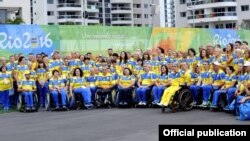 Brazil – Members of Ukrainian Paralympic team in Rio de Janeiro