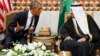 أوباما والملك سلمان خلال اجتماعهما في الرياض - 27 كانون الثاني 2015