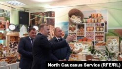 Президент России Владимир Путин с визитом в Адыгее