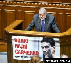 Refat Ciubarov în parlamentul de la Kiev, 31Mar2016