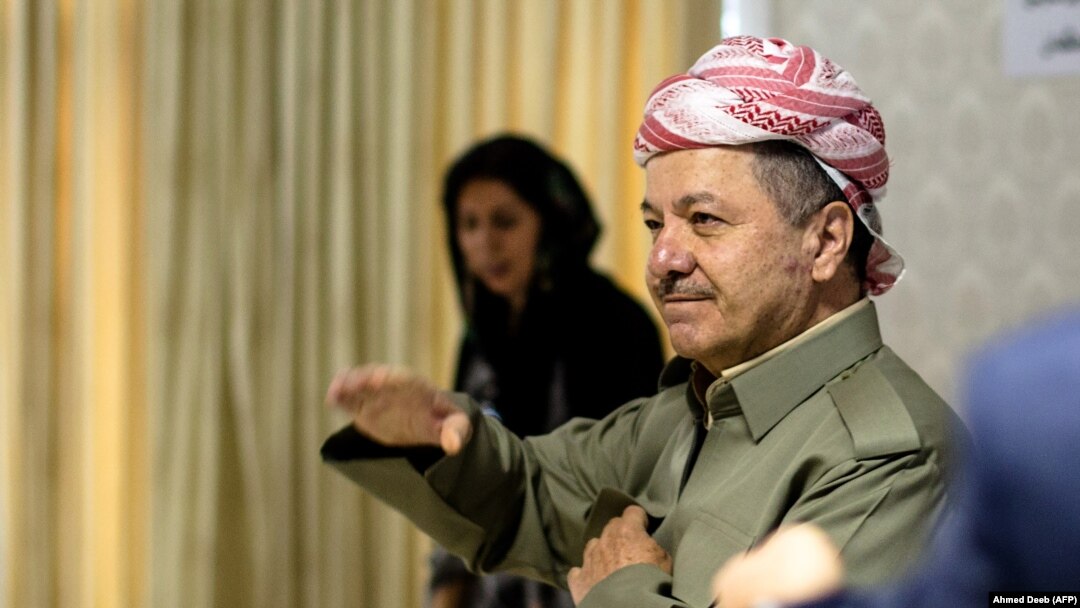Irački kurdski lider Masud Barzani na glasanju u Irbilu 25. septembra 2017.