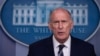 U.S. Director of National Intelligence Dan Coats speaks during a press briefing at the White House in Washington on August 2.