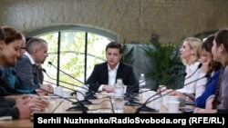 Володимир Зеленський під час пресмарафону в Києві, 10 жовтня 2019 року