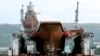 Российский авианесущий крейсер «Адмирал Кузнецов» во время ремонта