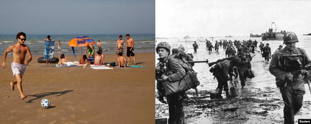 The Beaches Of Normandy On D Day And Today