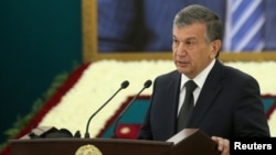 Acting Uzbek President Shavkat Mirziyaev