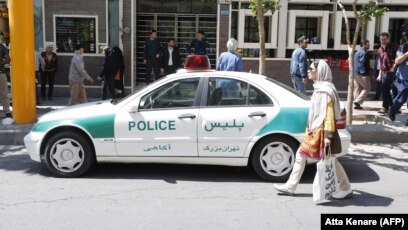 Police patrol exchange shops to ensure that no under-the-table currency trading is going on.