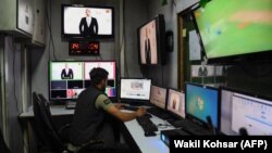 The Taliban, which has targeted media in the past, said that Afghan news outlets that refuse to stop publishing the ads will be considered "military targets." (file photo)
