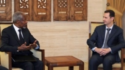 Kofi Anan në bisedë me presidentin Bashar al-Asad