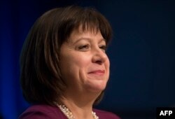 Ukrainian Finance Minister Natalie Jaresko (file photo)