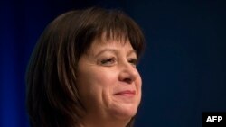 Former Ukrainian Finance Minister Natalie Jaresko 