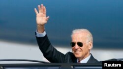 Joe Biden sosind la Kiev pe 21 aprilie, 2014