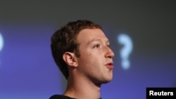 Mark Zuckerberg duke paraqitur shërbimin e ri të quajtur "Graph Search", Menlo Park, Kaliforni, 15 janar 2013