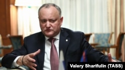 Președintele Igor Dodon în timpul unui interviu cu agenția TASS la Moscova, 30 ianuarie 2019