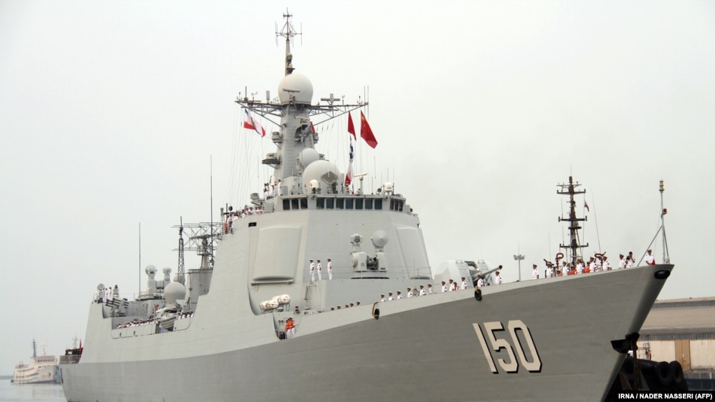 The Chinese navy is taking part in the exercises. (file photo)