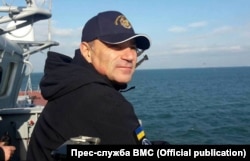 Командувач ВМС ЗС України віце-адмірал Ігор Воронченко