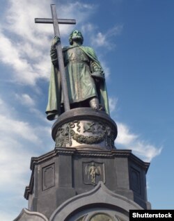 Пам'ятник князю Володимиру Великому у Києві (збудовано 1853 р.)