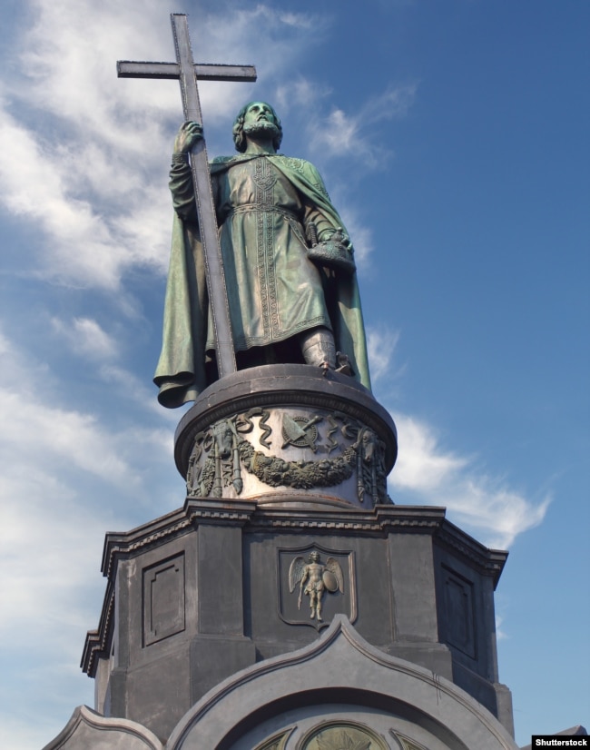 Пам'ятник князю Володимиру Великому у Києві (збудовано 1853 р.)