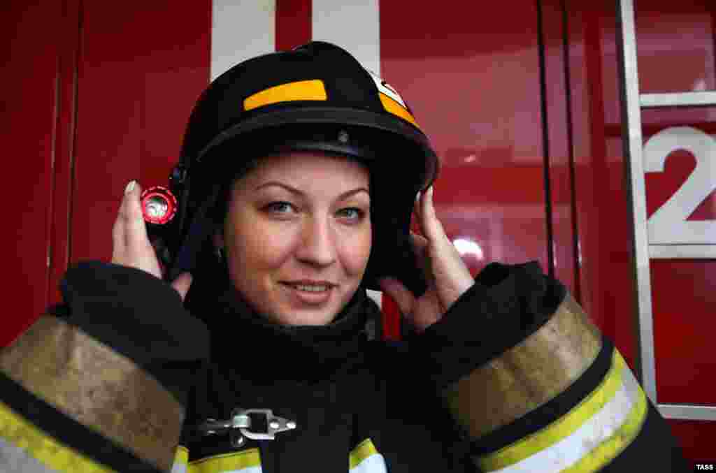 Анна Шпенова &ndash; одна из немногих женщин-пожарных в России
