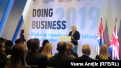 Презентация отчета Doing Business Всемирного банка. Белград, 31 октября 2018 года.