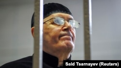 Oyub Titiyev listens to the verdict in court in Shali on March 18.