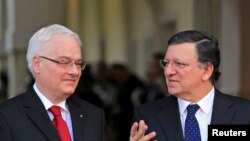 Ivo Josipović i Jose manuel Barroso