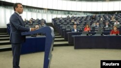 Обраќање на премиерот Зоран Заев во Европски парламент.