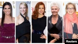 Nominacije za najbolju žensku ulogu (s lijeva na desno) Sandra Bullock, Cate Blanchett, Amy Adams, Judi Dench i Meryl Streep