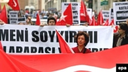 Türkiyədə Amerika əleyhinə keçirilən aksiya. 11 Oktyabr 2007