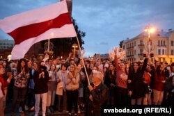 В білоруських протестах бере участь багато молодих людей, серед який чимало працівників сфери високих технологій